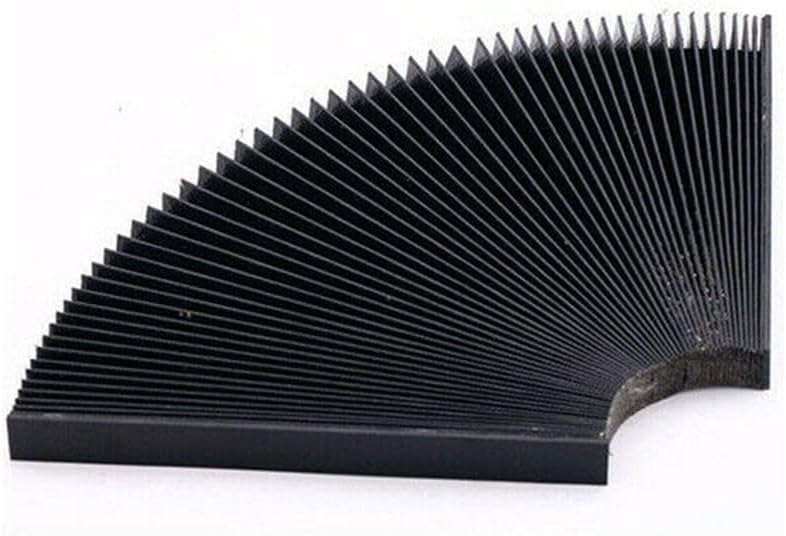Clashpower CNC Machine Accordion Dust Cover,Milling Machine Flexible Protective Cover,Bellows Waterproof Protective Cover(185mm), as picture show, A36584V0UF560YSN7K5A8 - Image 1